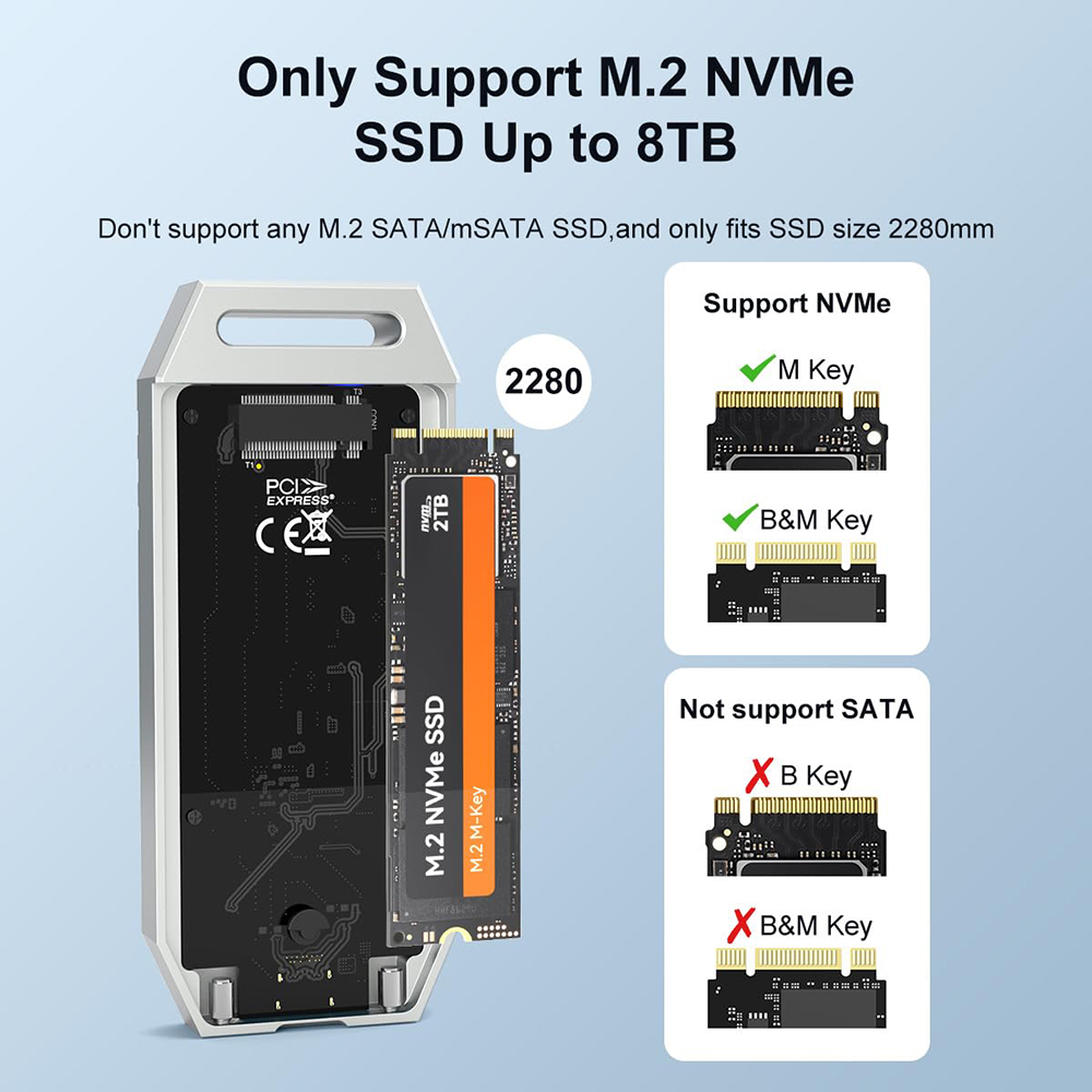 MAIWO USB4 M.2 SSD Case 40Gbps - 8Tb M2 Nvme Ssd review and price
