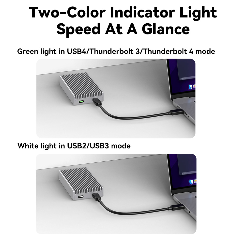 Fanless 40Gbps USB4 Thunderbol - Usb4 40Gbps External Ssd 8Tb review and price