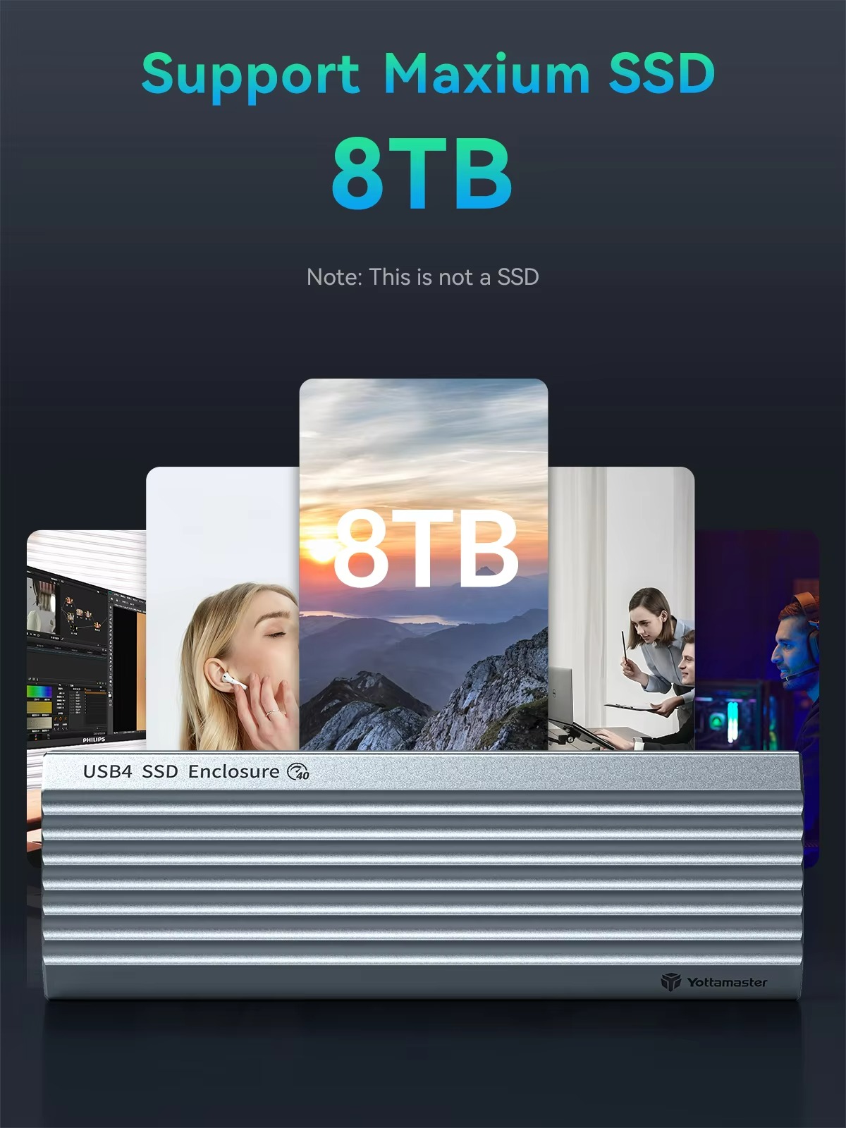 Yottamaster 40Gbps External Ha - Usb4 40Gbps External Ssd 8Tb review and price